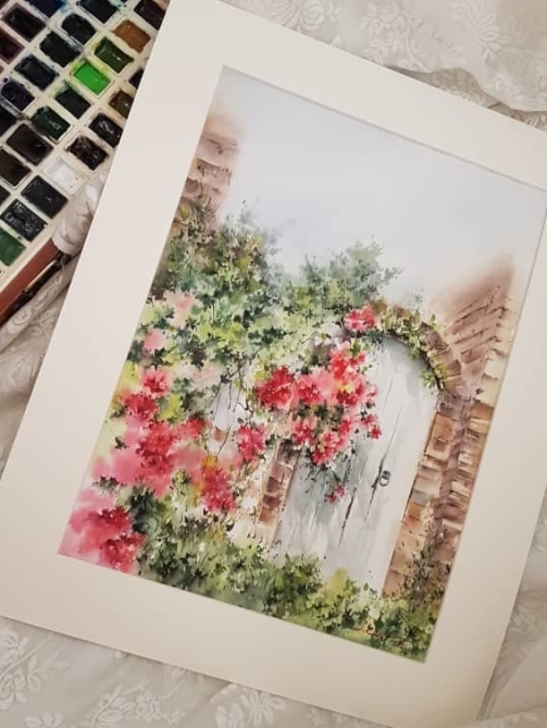 Garden Door Painting
