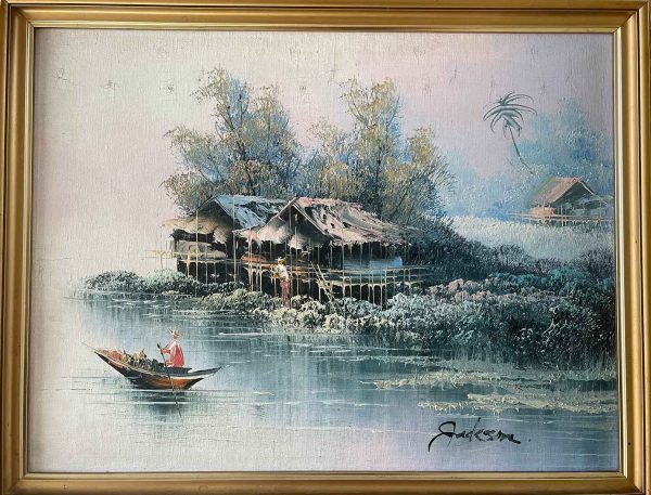 chinese village painting