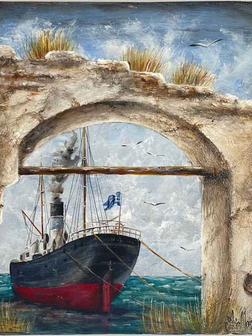 Beautiful Boat in Greece