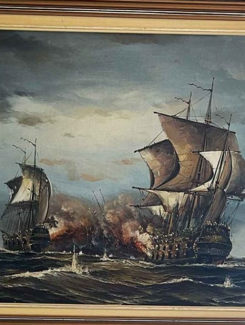 Naval Battle Galleon Ships
